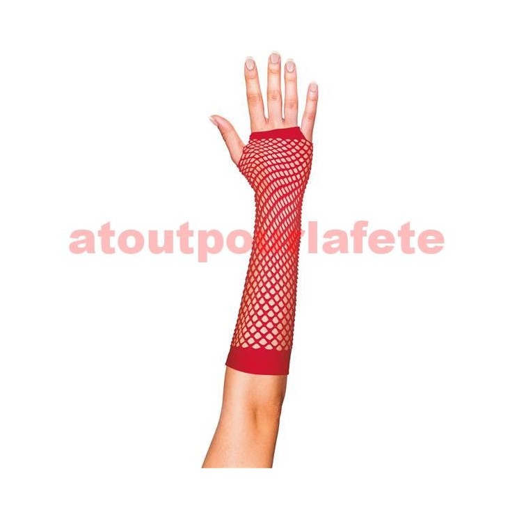 Gants Mitaine longs resille (la paire)