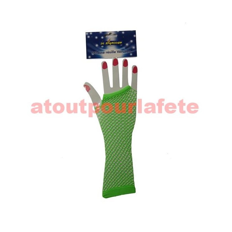 Gants Mitaine longs resille (la paire)