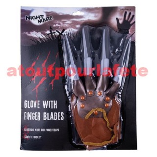 Gant, Main, Griffe de Freddy Krueger