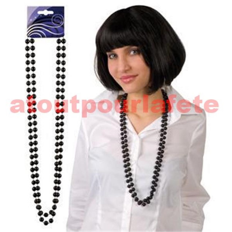 Collier Sautoir en perles (charleston) (lot de 2 colliers)