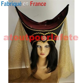 Coiffe Frénégonde de Pouille - Coiffe médiévale (Les Visiteurs)