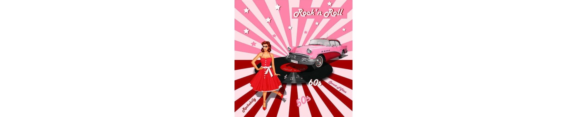 Déguisements, Accessoires, et décoration en rapport avec les 50' - 60' Rock n' roll